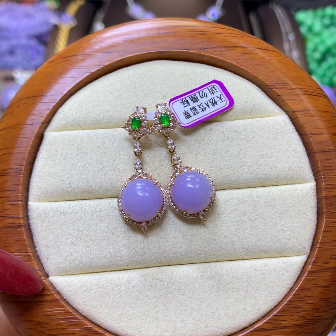 【闪购商品】翡翠颈饰18K金镶嵌翡翠