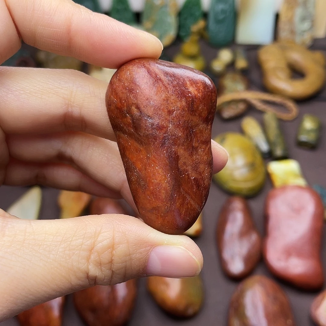 岫岩河磨玉（透闪石质玉）未镶嵌颈饰