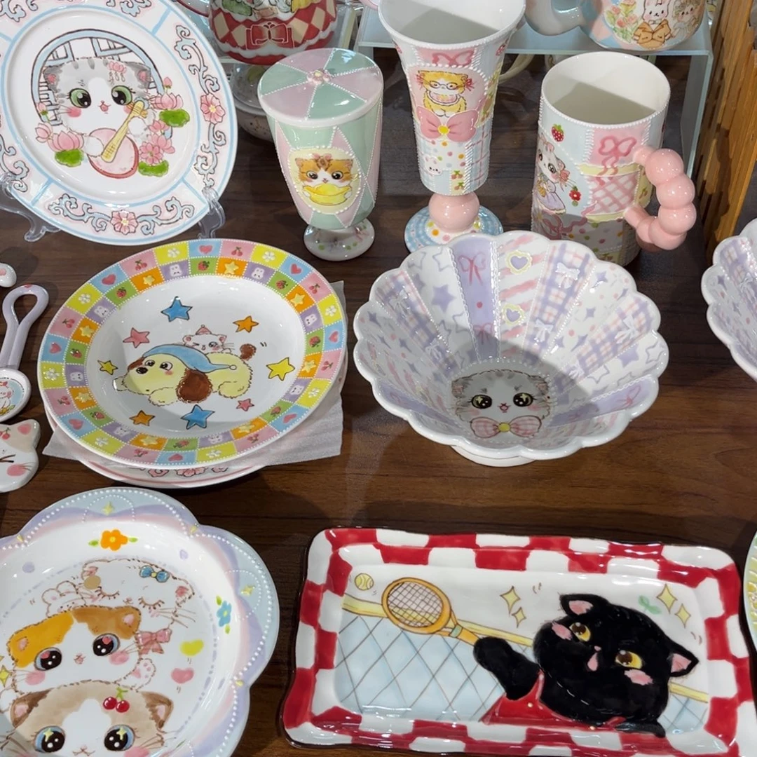 瓷片陶小屋猫猫来啦