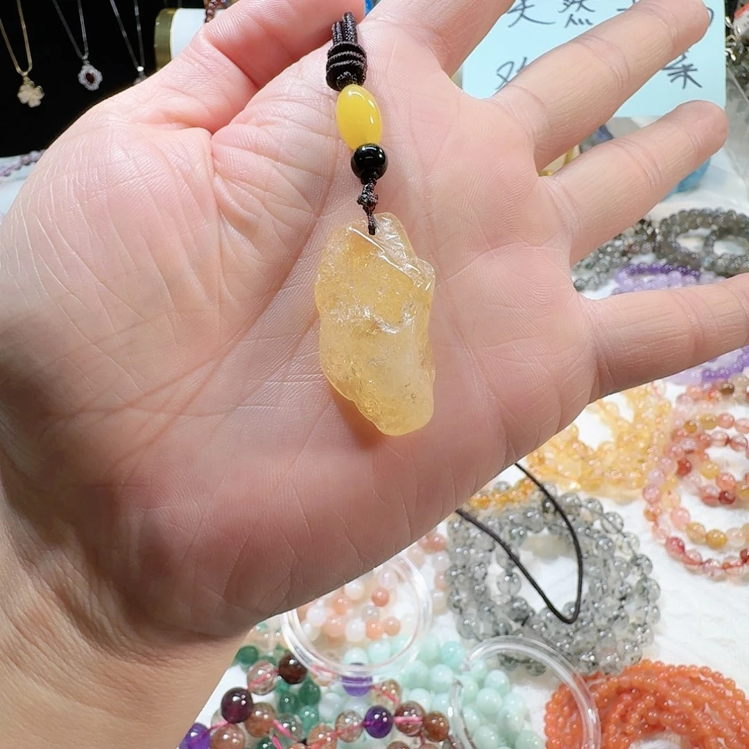 水晶手链未镶嵌黄水晶