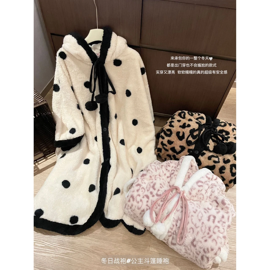 AWY（1sy530#）毛绒绒～公主斗篷款敲可爱睡袍11-29