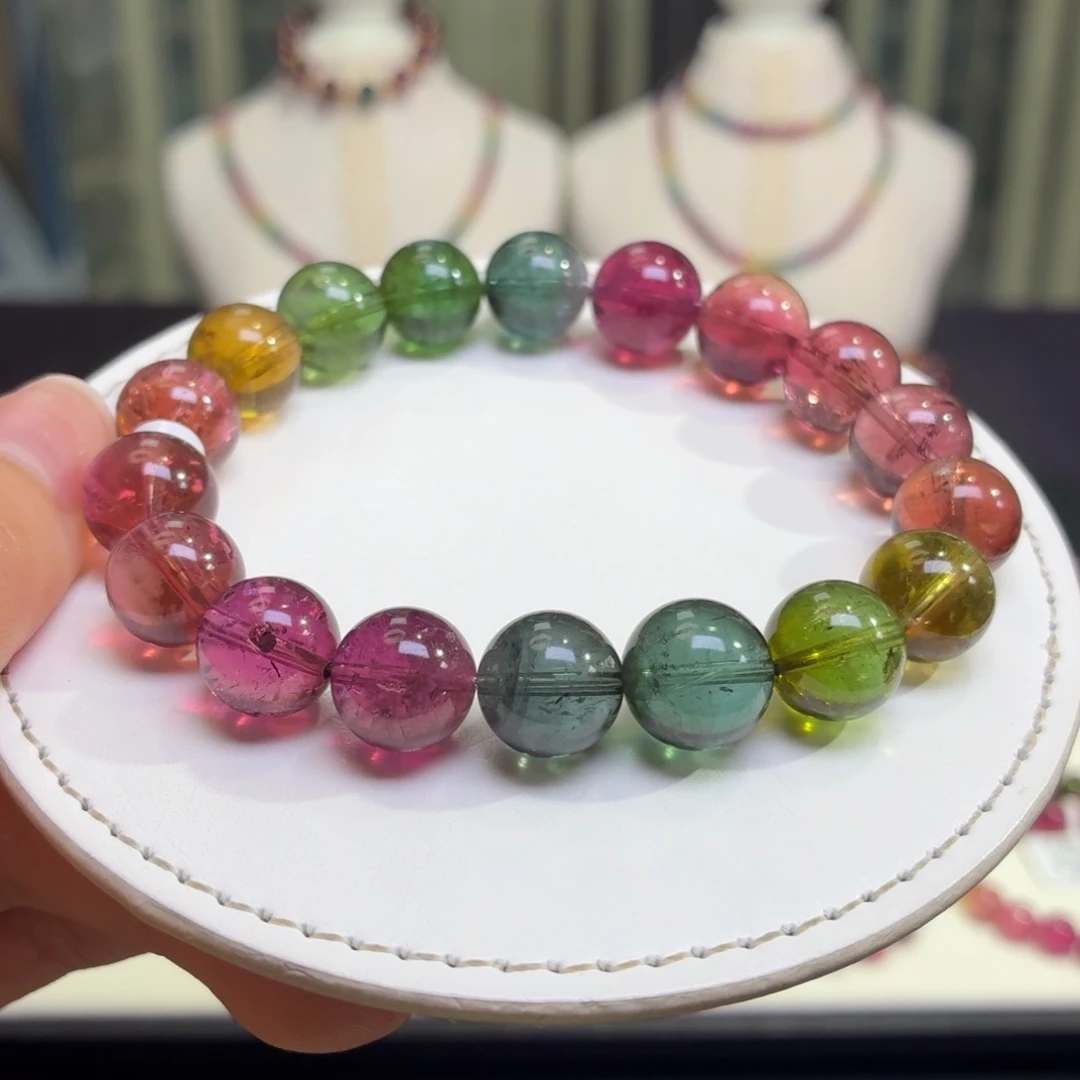 未镶嵌碧玺手链天然碧玺