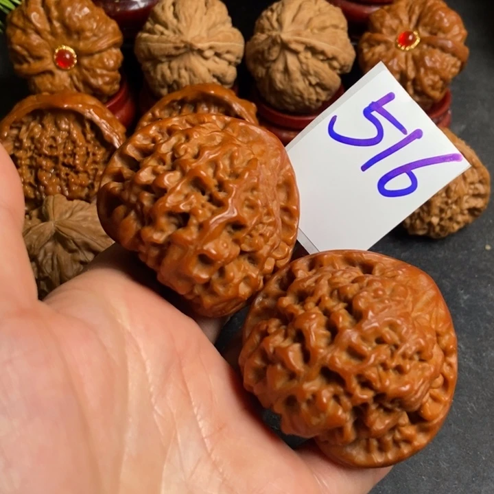 把件文玩核桃官帽516