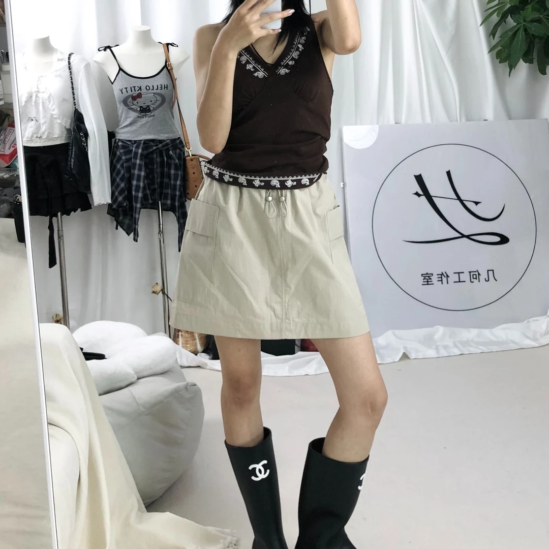 几何工装半裙（H版）
