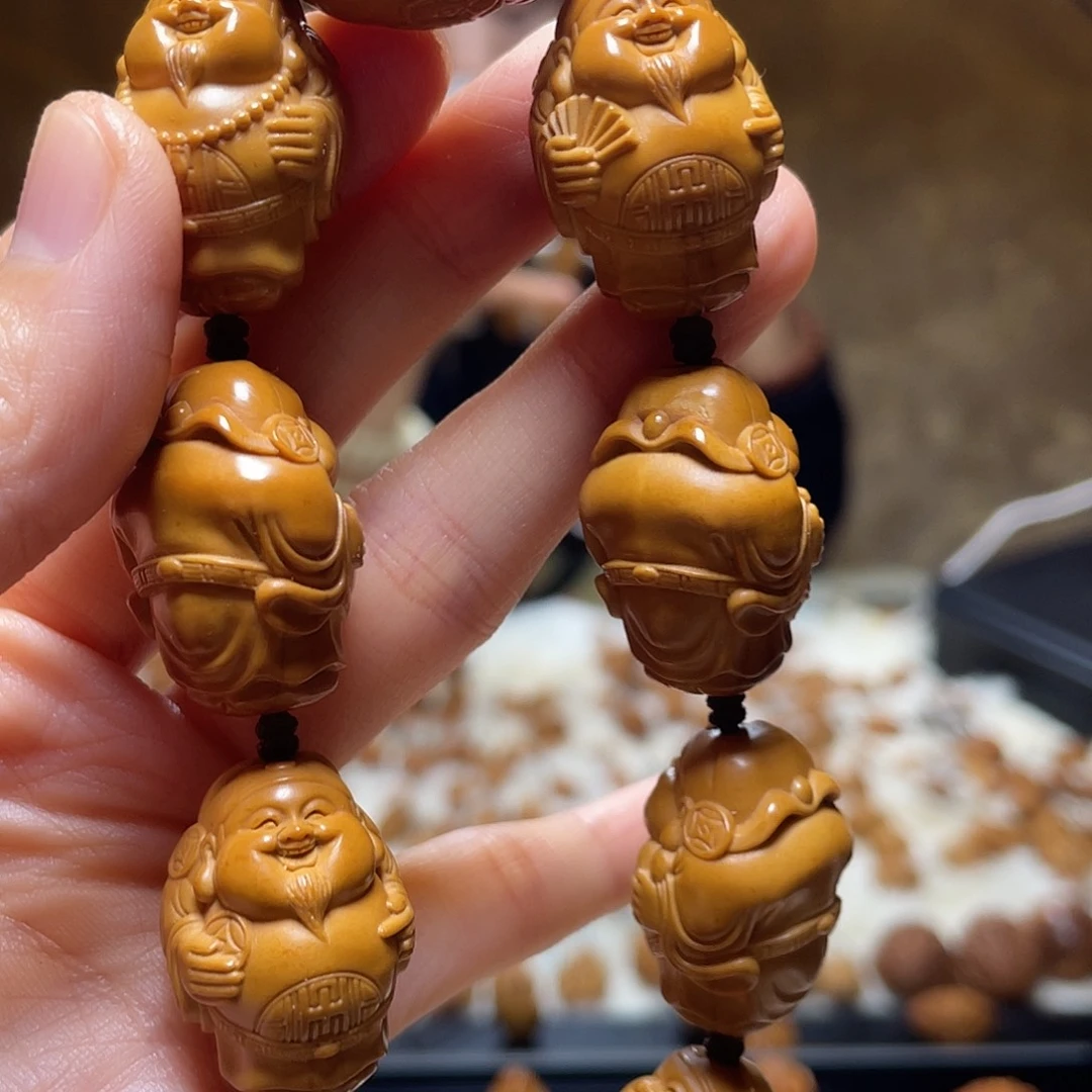 橄榄核手串/手链橄榄核黄胖财神