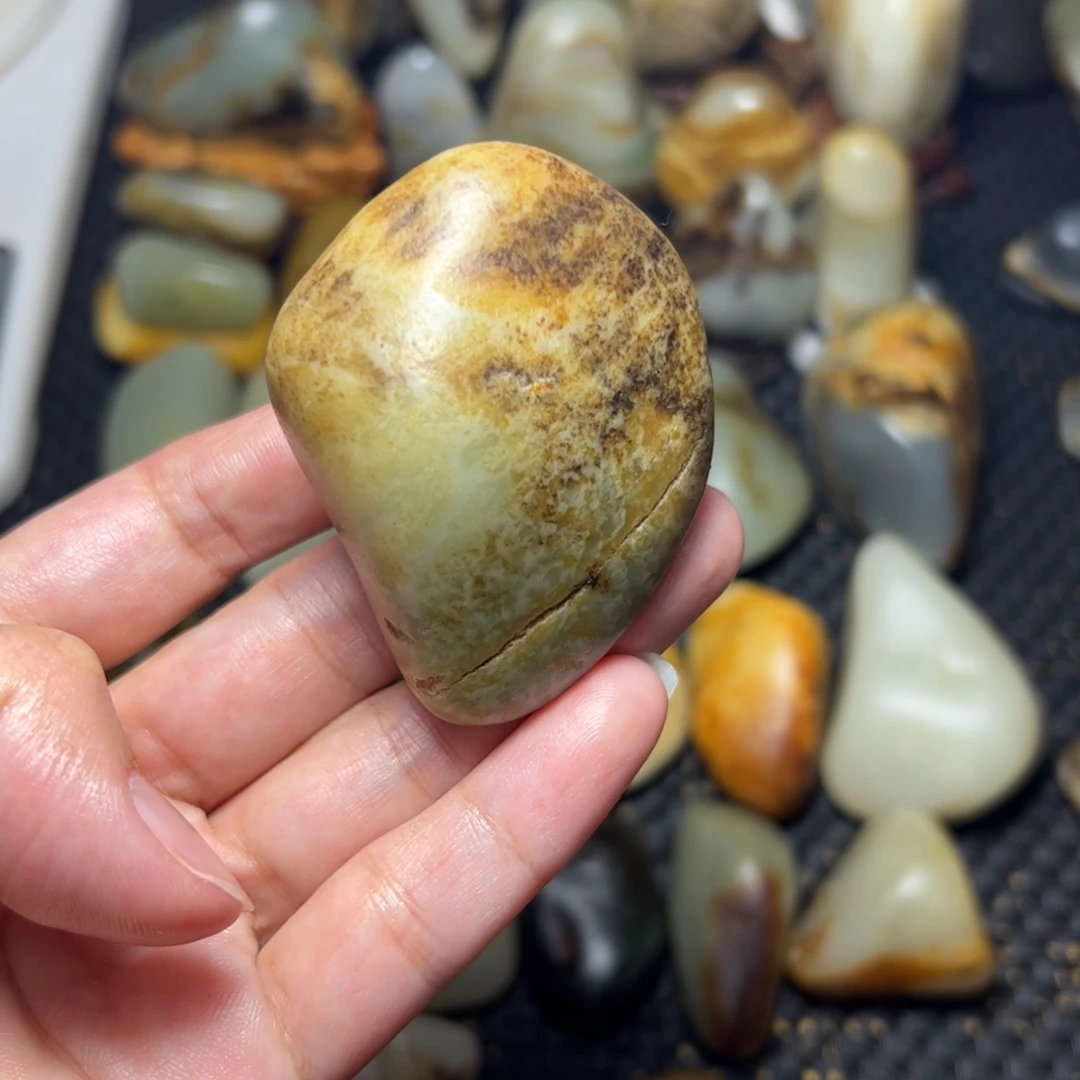 和田玉未镶嵌挂件4