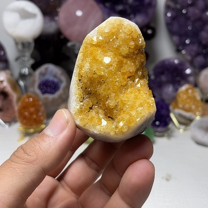 紫晶未镶嵌珠宝半成品