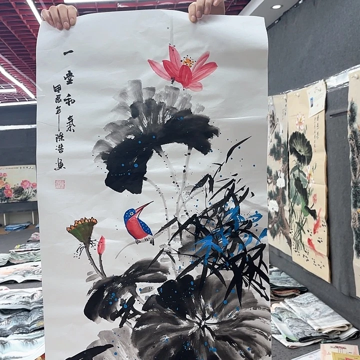 国画无毛和被绒毛或被