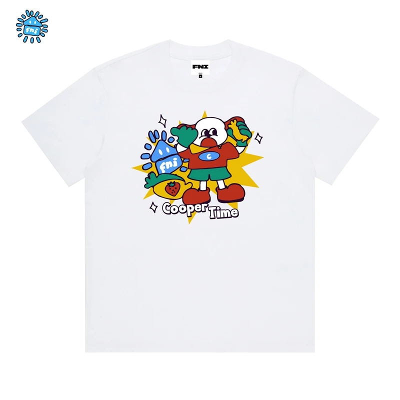 FNI Cooper系列（cooper 时刻）卡通趣味纯棉短袖男女同t恤新款发泡