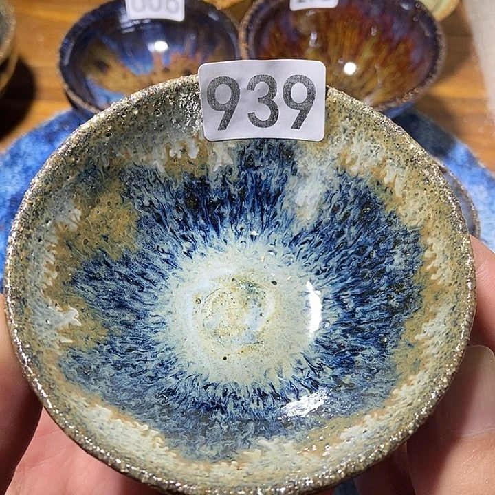 茶盏龙窑柴烧柴烧落灰