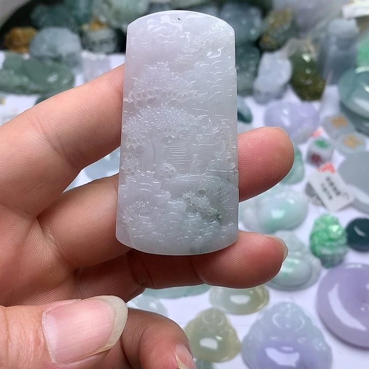 翡翠未镶嵌颈饰天然翡翠