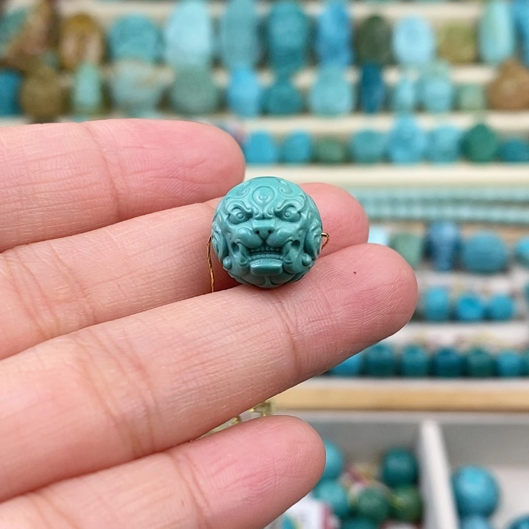 未镶嵌绿松石珠宝奇石12.8