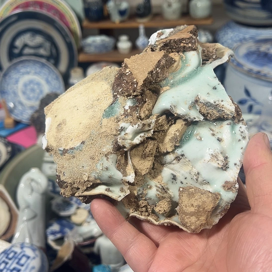 摆件陶瓷片标本，全场包邮