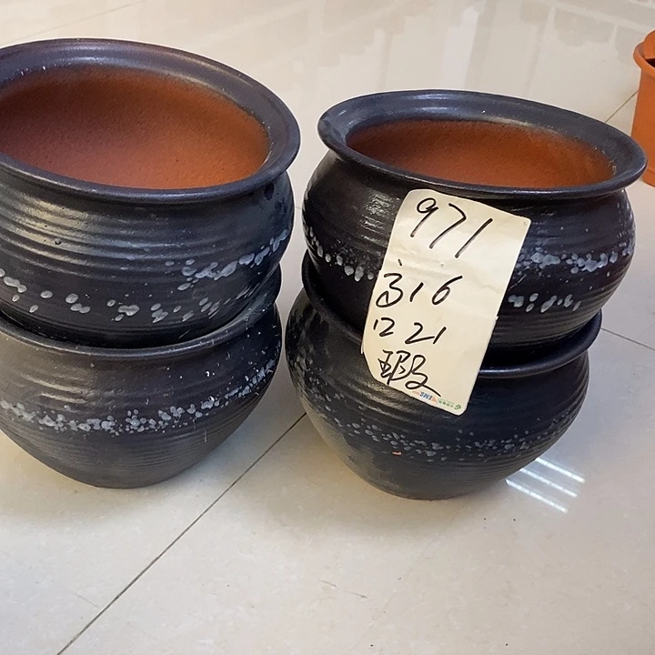 粗陶红陶绿植花盆971