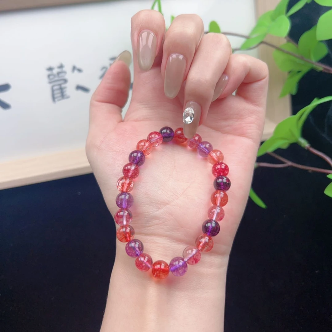 超七男女款水晶手串【8mm】  25865-108