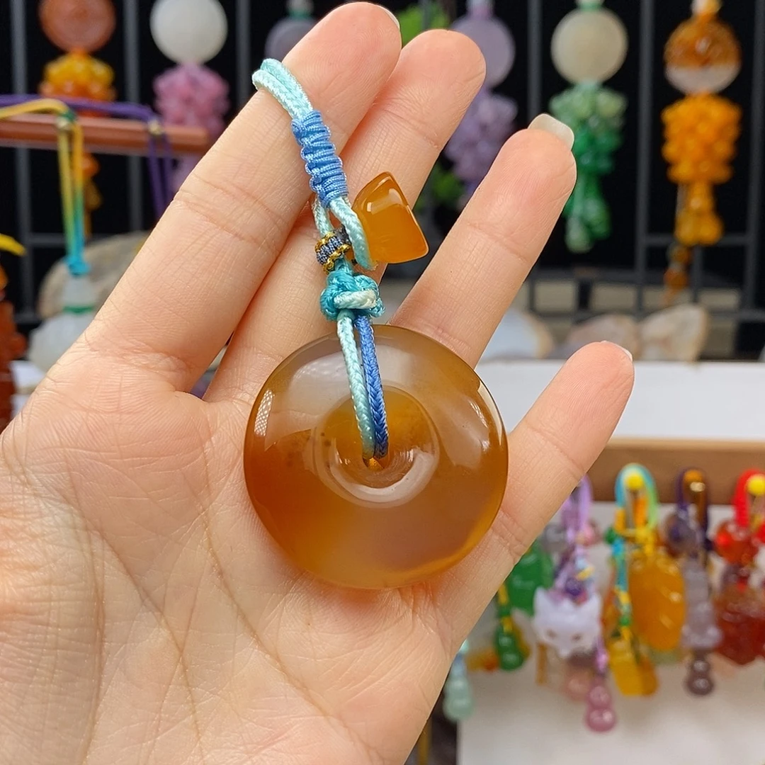 玛瑙/玉髓未镶嵌车挂