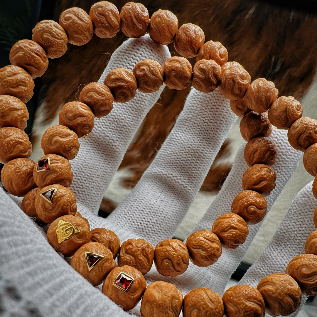 梵古玄鸟猴头核桃雕刻