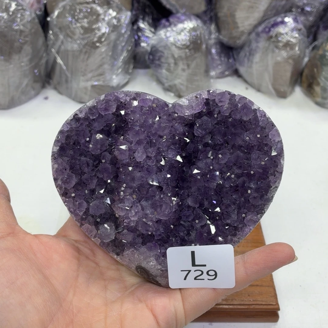 未镶嵌水晶摆件天然紫水晶