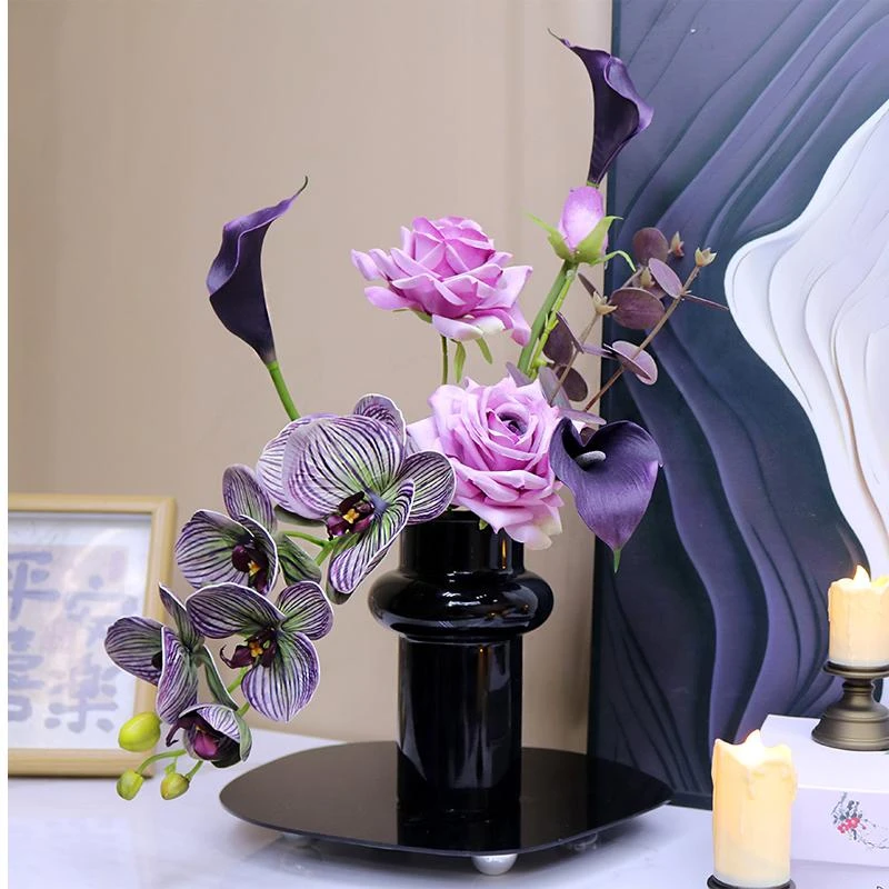 瑶池·高档轻奢ins风蝴蝶兰仿真花摆件高级感家居客厅餐桌装饰花艺