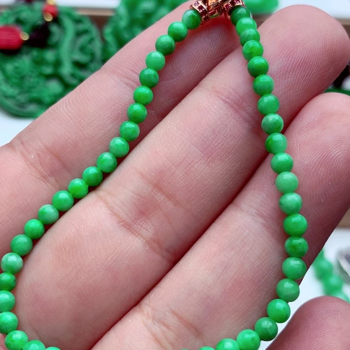 翡翠未镶嵌手链手串