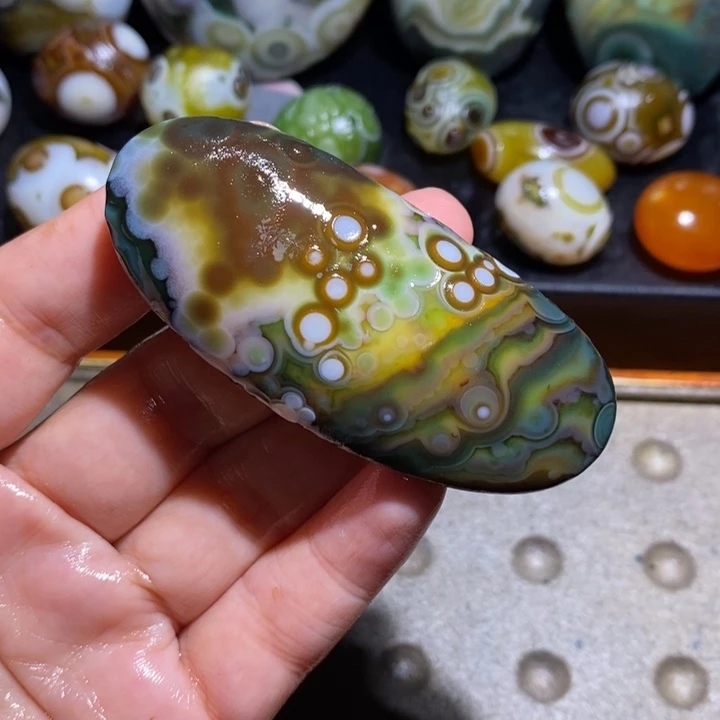 未镶嵌玛瑙/玉髓珠宝半成品22