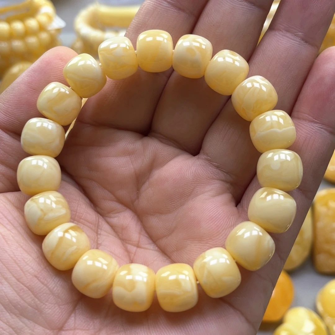 琥珀手链未镶嵌手串