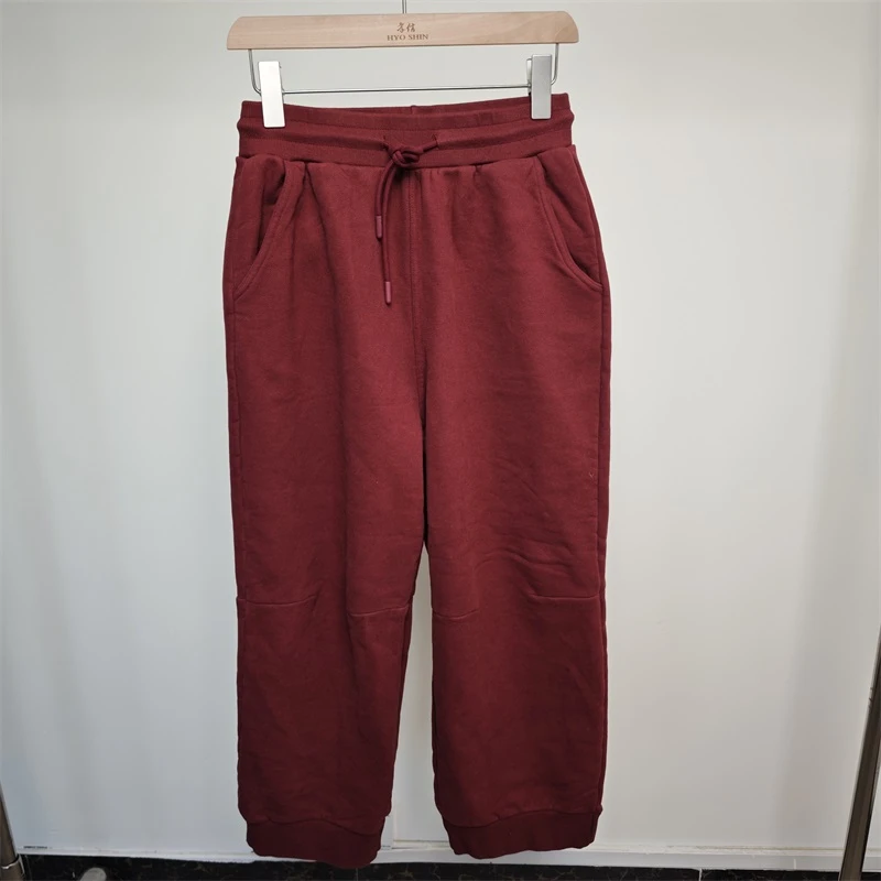 HS3363 2025年新年新款女士拉毛加厚百搭舒适休闲卫裤长裤休闲裤