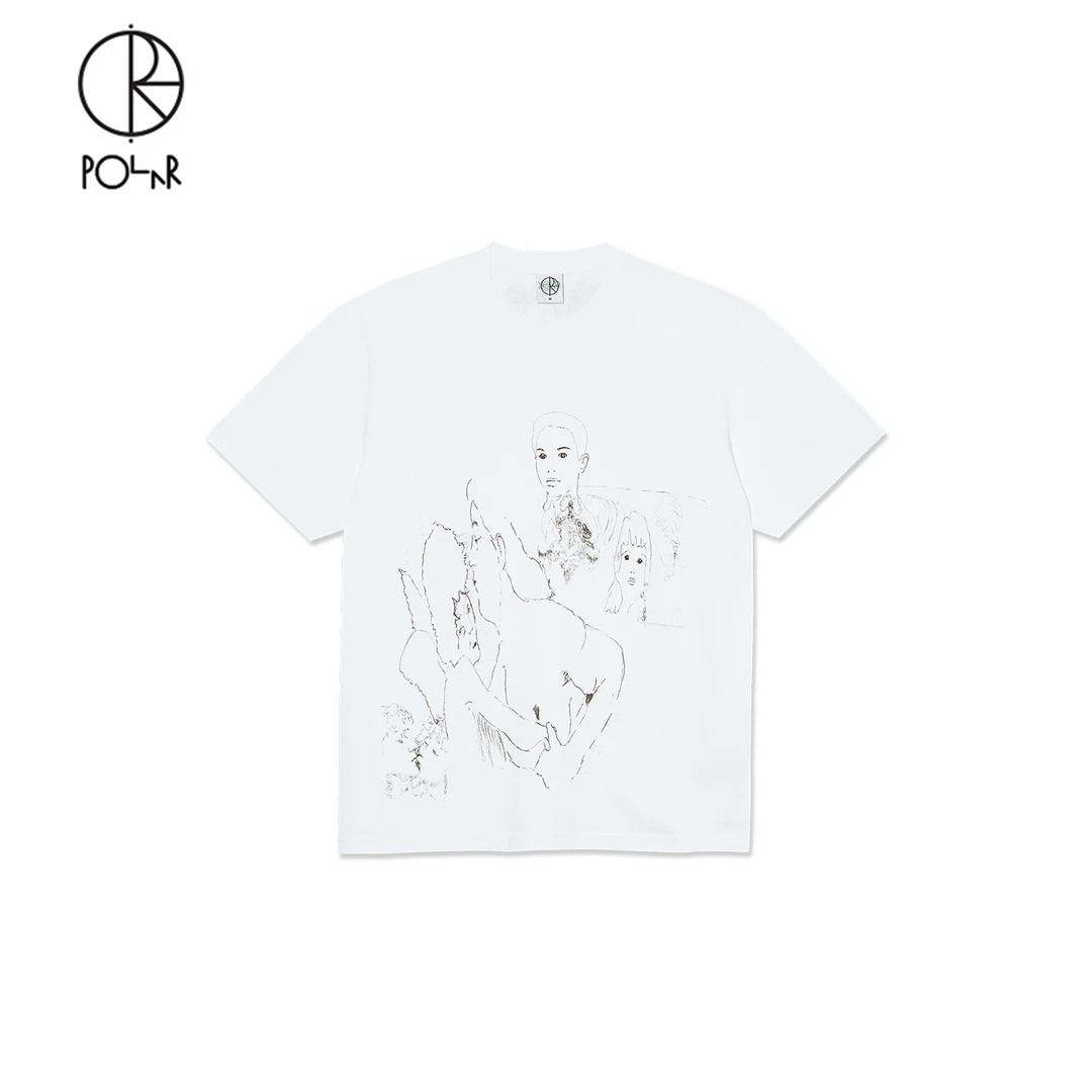 Polar Skate Co Reve Steve Tee 简约个性印花休闲情侣款短袖T恤