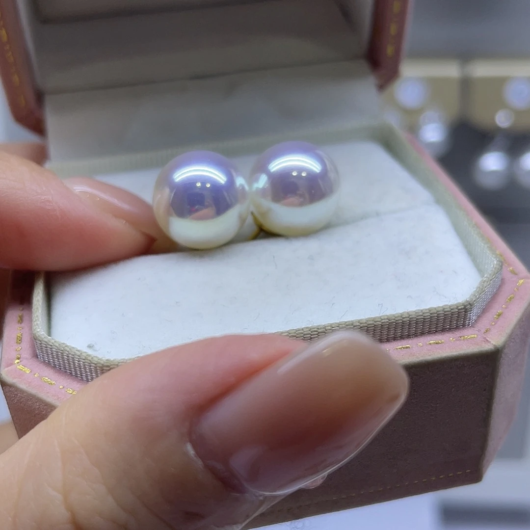 耳饰淡水珍珠银S925镶嵌