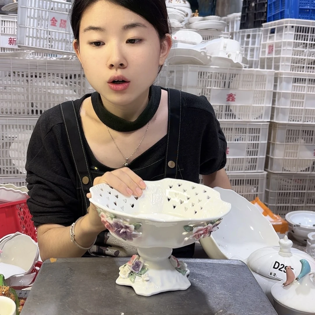 盘微瑕产品………捏花一个