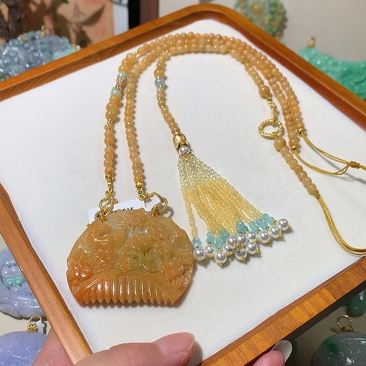 颈饰未镶嵌翡翠翡翠吊坠