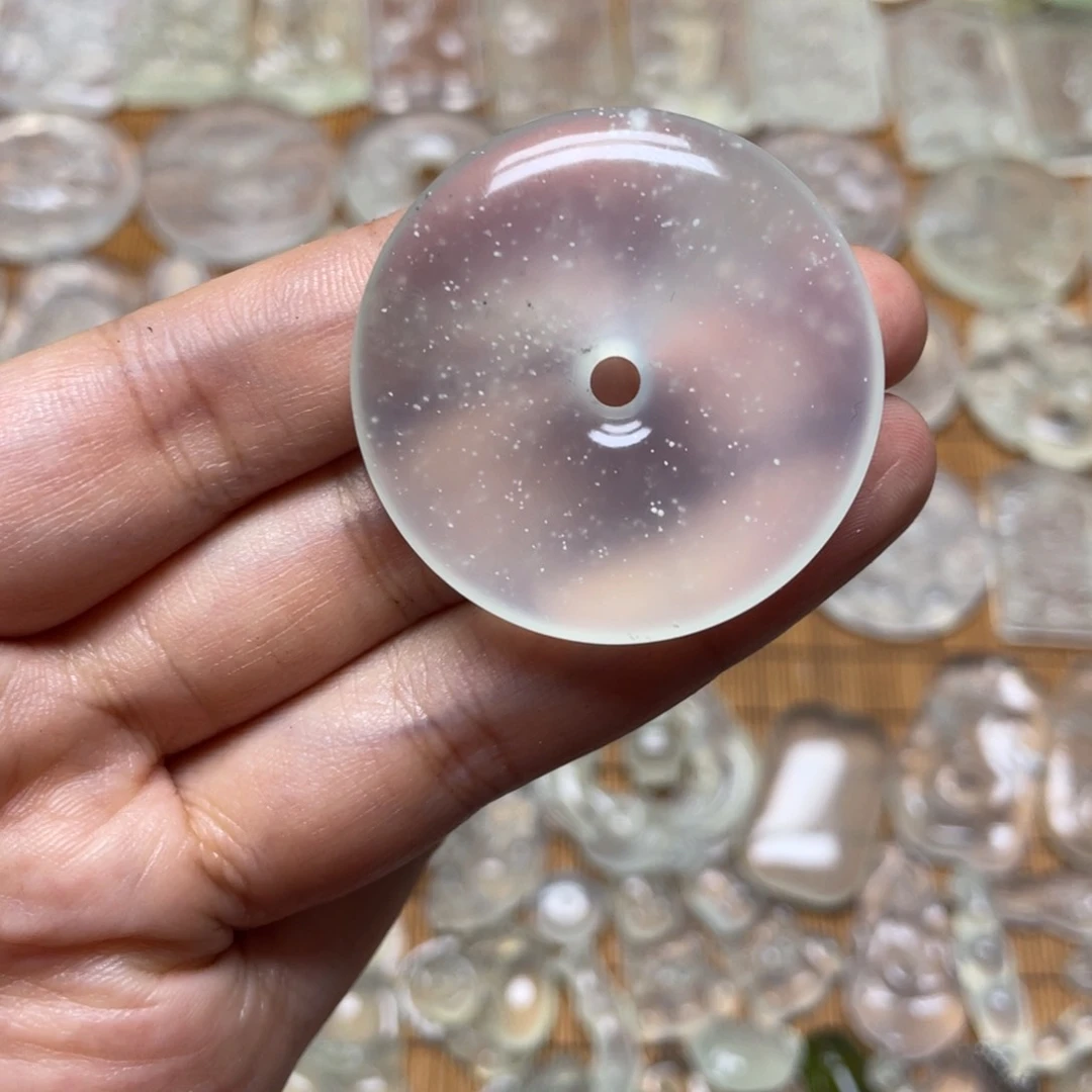 未镶嵌蛇纹石玉颈饰大*睿