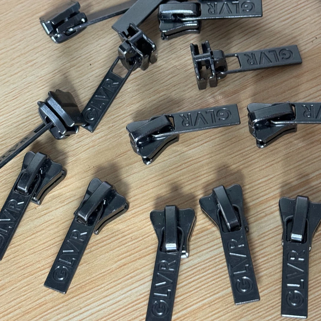 8号金属拉头枪色加厚拉链头外套拉链头