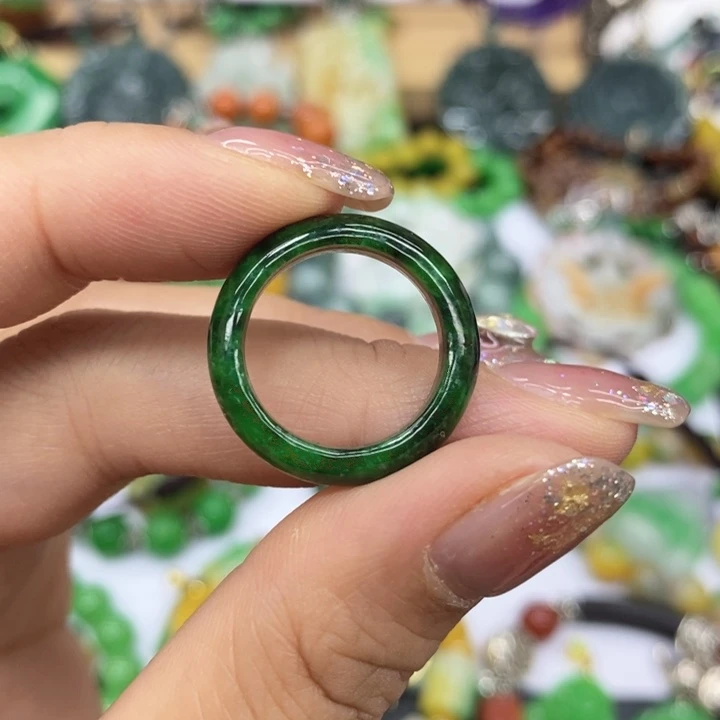 翡翠戒指未镶嵌戒指7