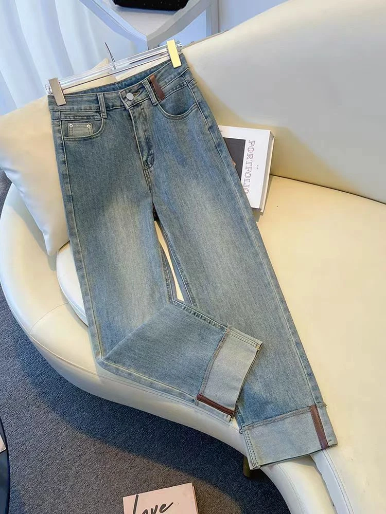 8609春季新款烟管裤