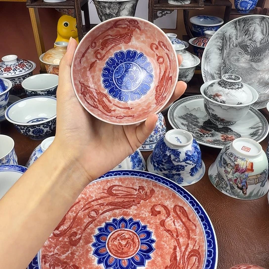 我***T景德镇陶瓷手绘作品