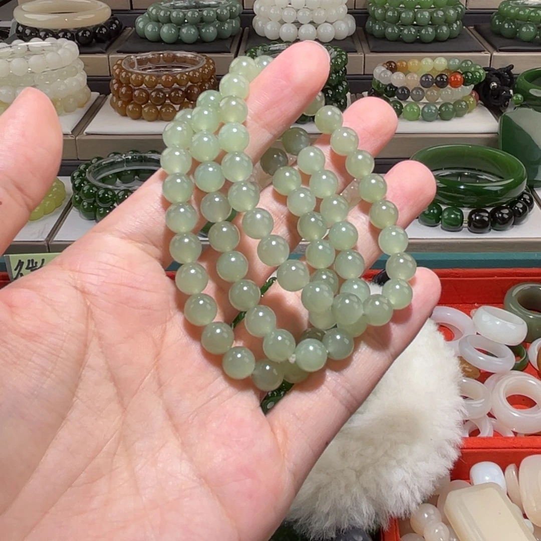 C***奶和田玉未镶嵌颈饰定制卡8晴水渐变妈妈链