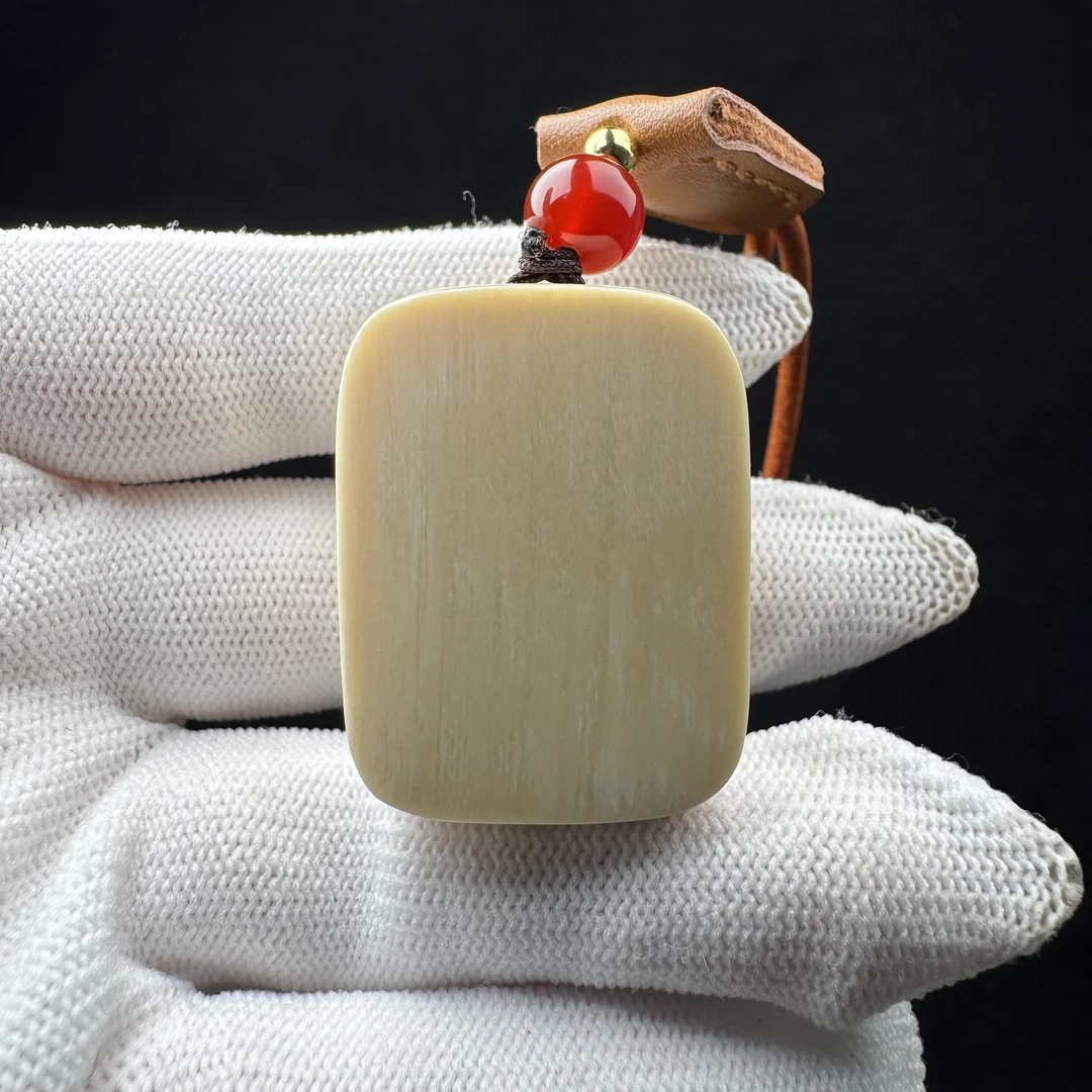 E65-85天然猛犸牙 肥皂 26*34*24mm 支持复检 假一罚十