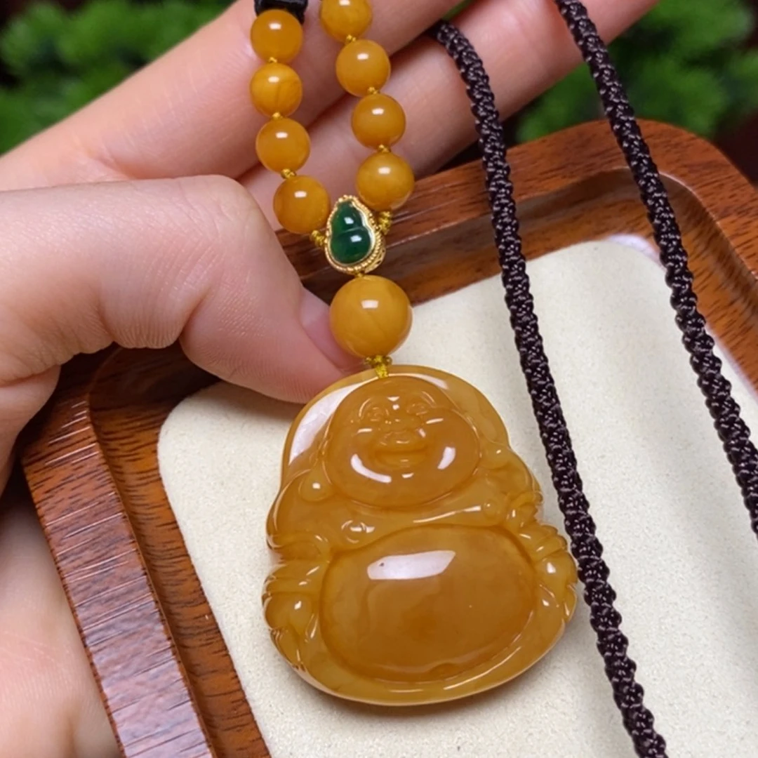 【闪购商品】蜜蜡颈饰未镶嵌项链