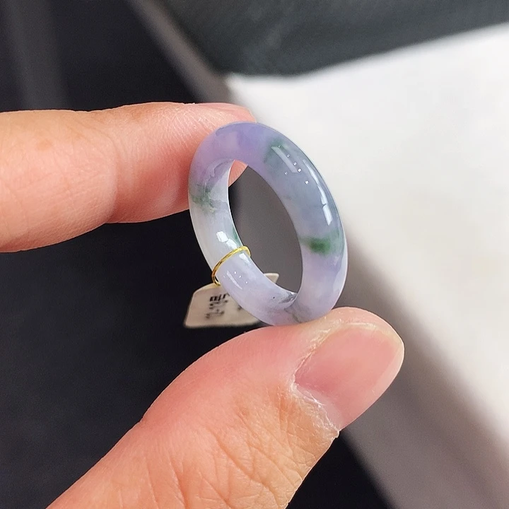 翡翠未镶嵌戒指12-13号