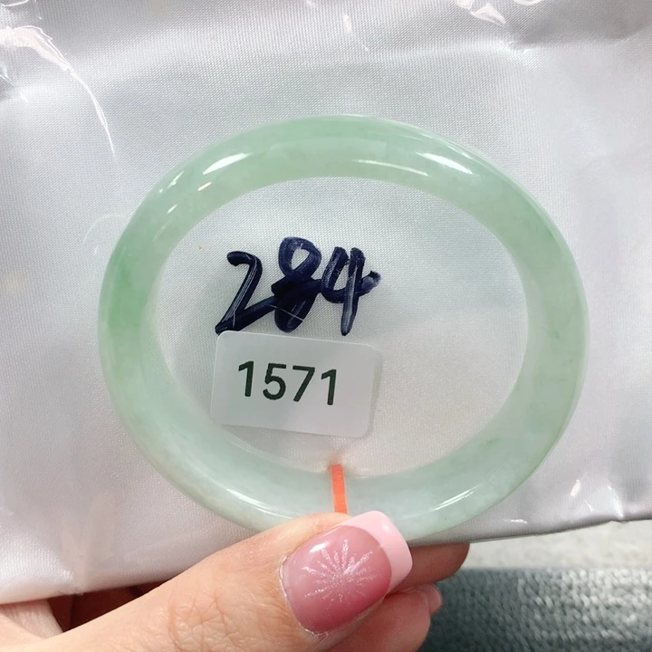 翡翠手镯未镶嵌天然翡翠手镯5403