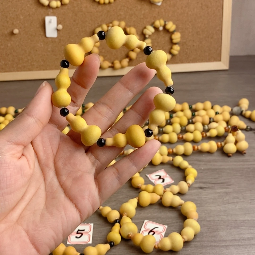 ?**蛋纯天然小葫芦手串