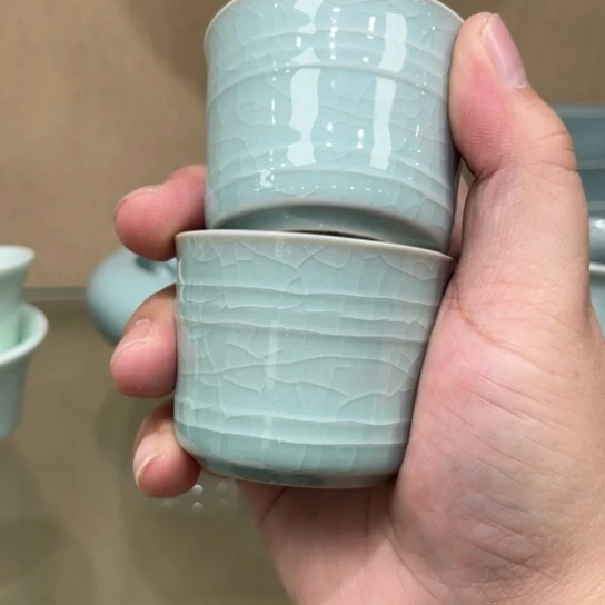 瓷片陶瓷茶具汝瓷茶具