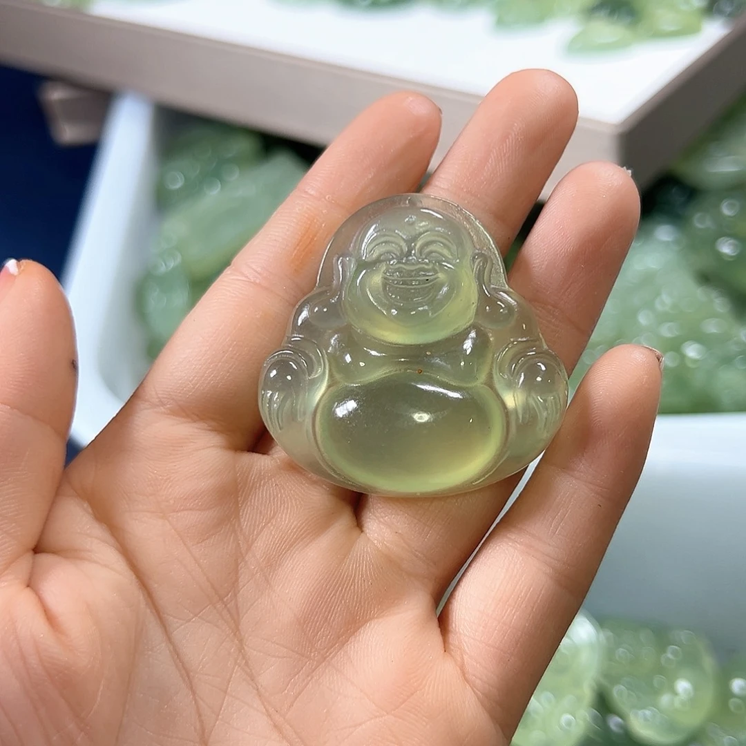 简***爱合金蛇纹石玉挂件