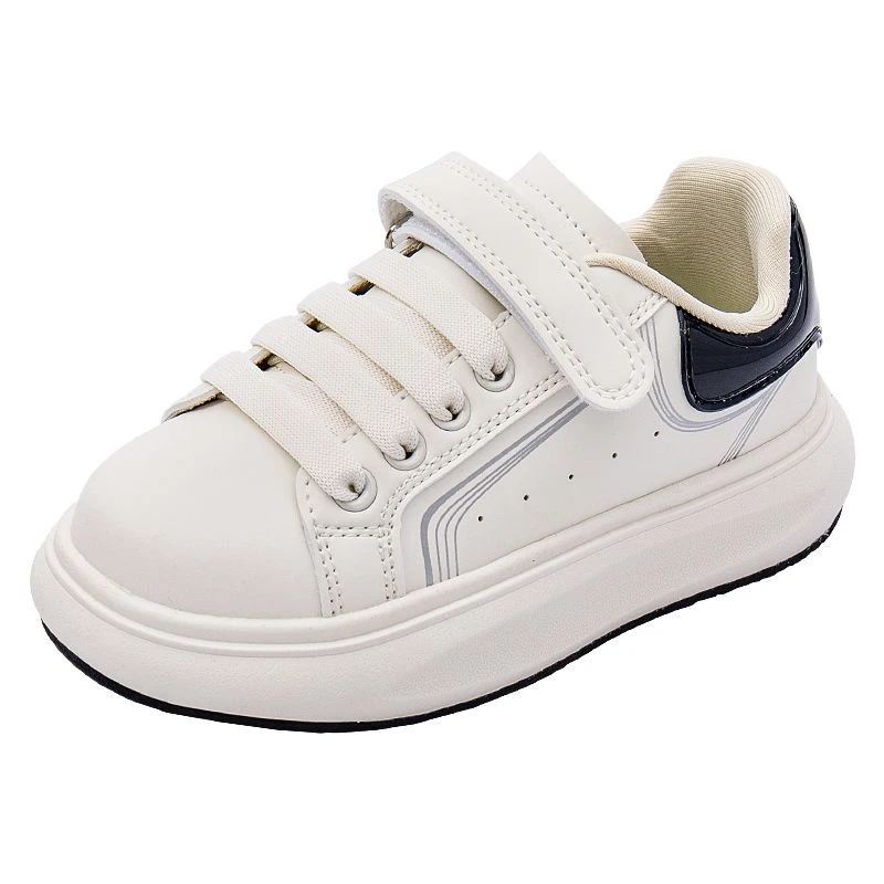 【28-38码(成人加大一码)】小白鞋轻便舒适时尚百搭男女童鞋3075