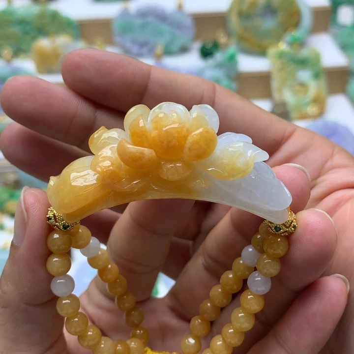 颈饰未镶嵌翡翠翡翠