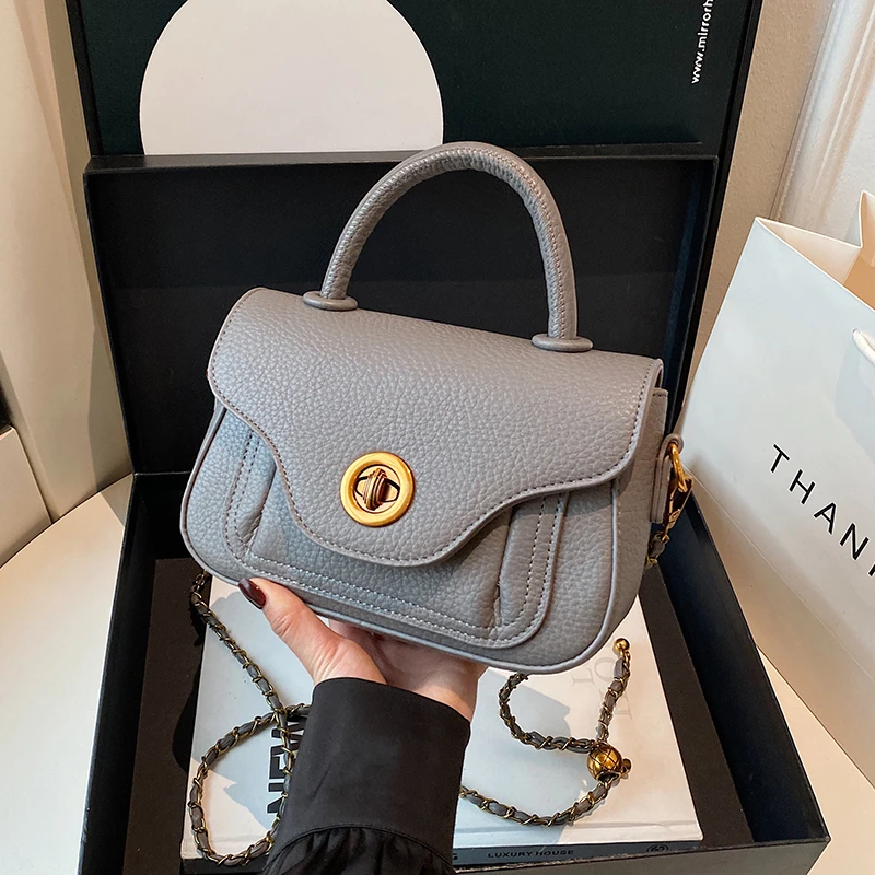 【宽21 高15 厚7 】新款时尚百搭潮流女包斜跨包1194灰色