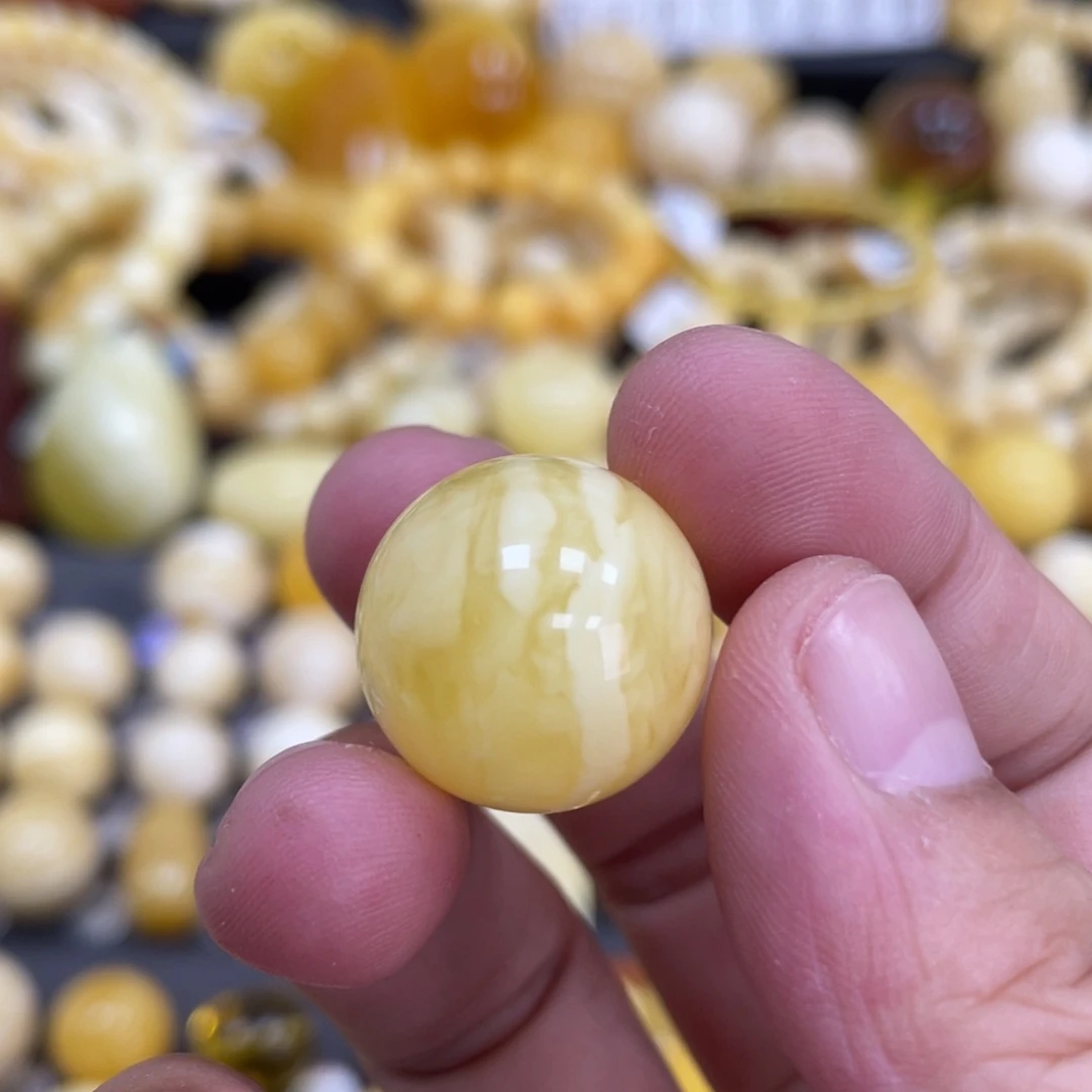 未镶嵌蜜蜡裸石19.2mm妖花