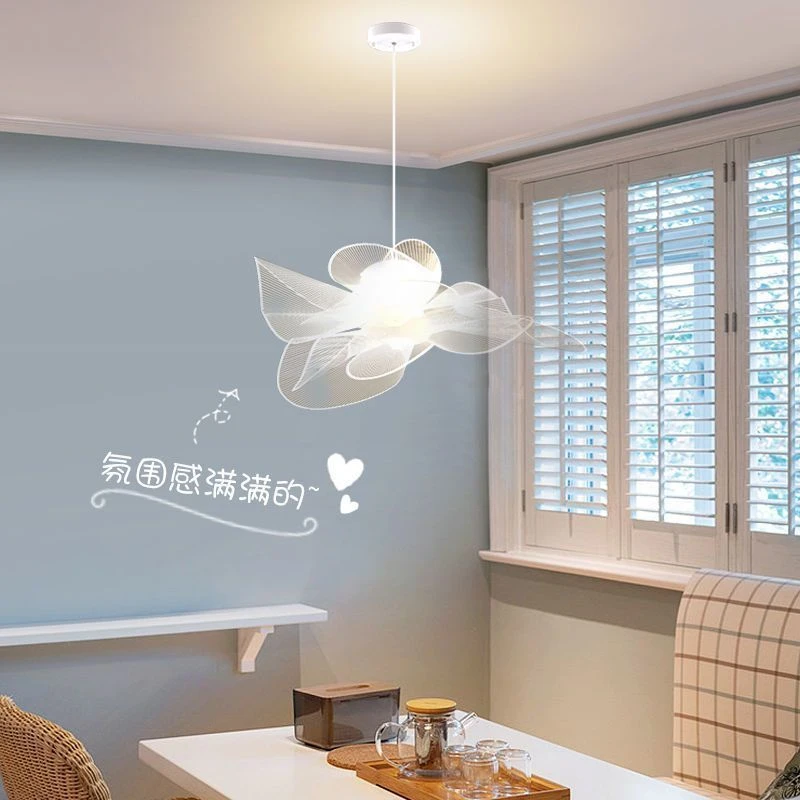 网红意大利餐厅吊灯艺术花朵灯北欧现代简约创意吧台新款餐厅吊灯