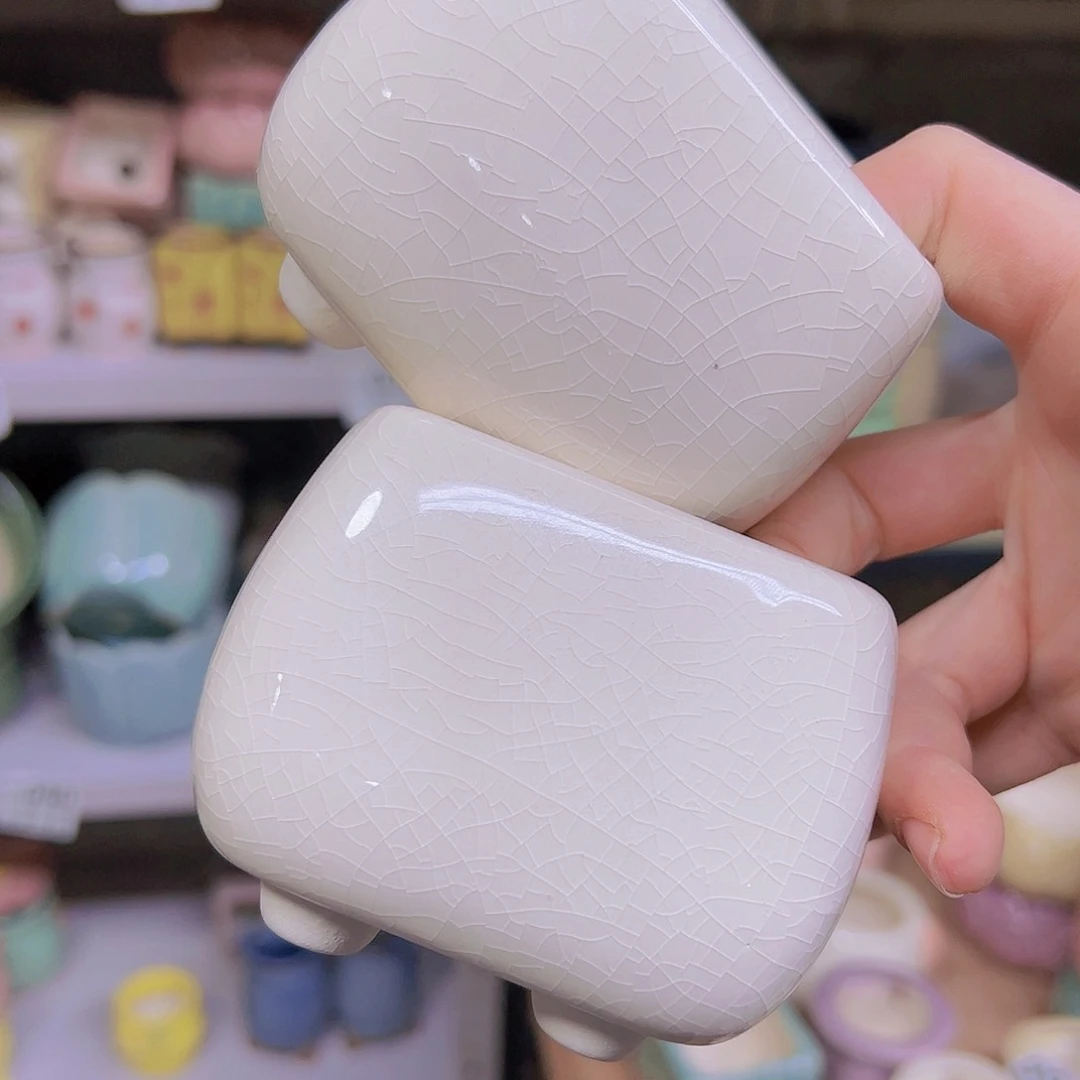 红陶陶瓷花盆当场满12包邮